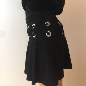 Gothic Suede Skirt